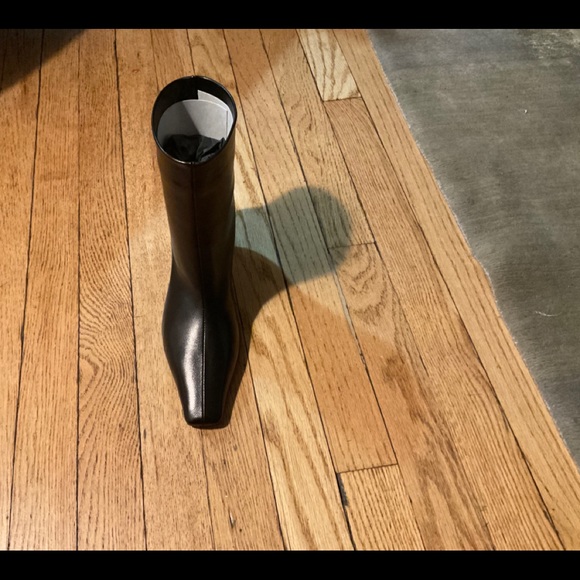 Khaite Black Leather Arizona Boot - Picture 5 of 7